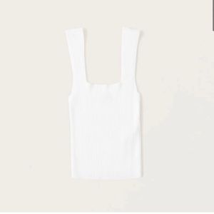 Abercrombie & Fitch Elevated Ribbed Squareneck Tank Size Large